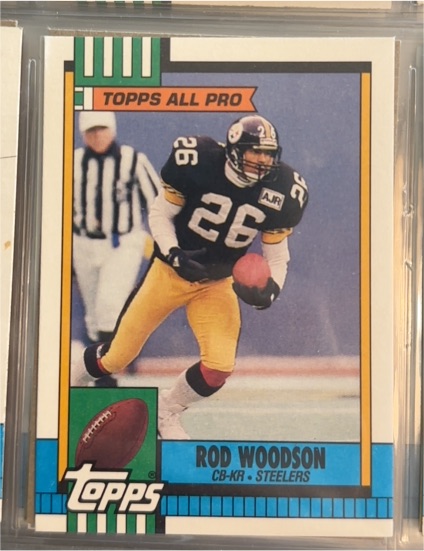 1990 Topps #179 Rod Woodson — front