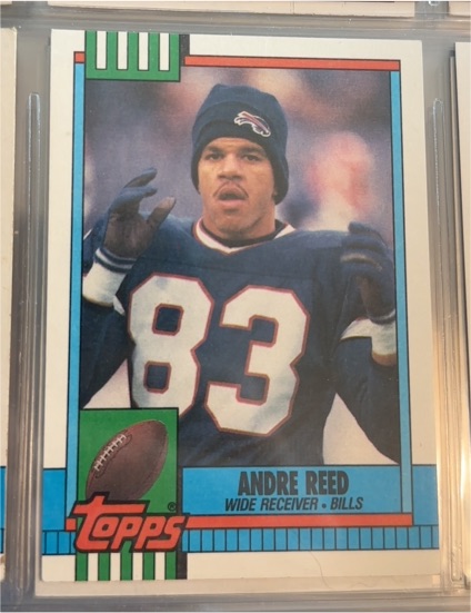 1990 Topps #204 Andre Reed — front