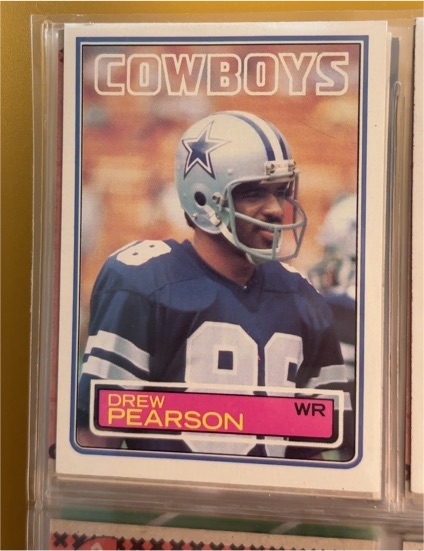 1983 Topps #51 Drew Pearson — front