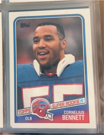 1988 Topps #230 Cornelius Bennett — front