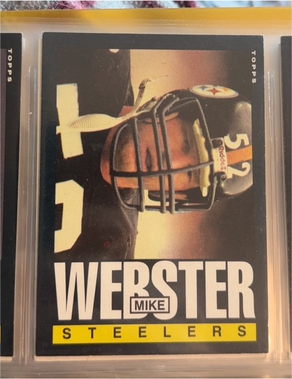 1985 Topps #365 Mike Webster — front