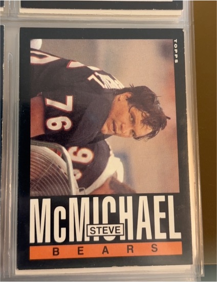1985 Topps Football #32 Steve McMichael — front