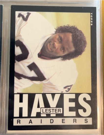 1985 Topps Football #289 Lester Hayes — front
