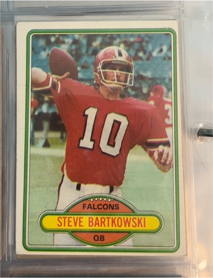 1980 Topps #289 Steve Bartkowski — front