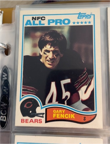 1982 Topps #296 Gary Fencik — front