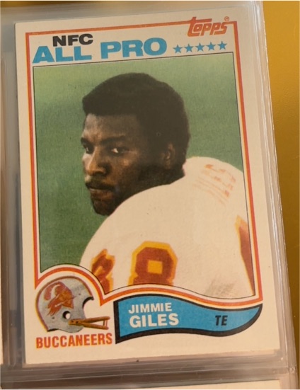 1982 Topps #499 Jimmie Giles — front