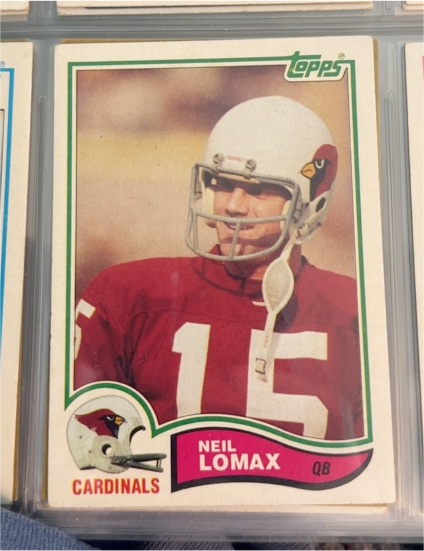 1982 Topps #471 Neil Lomax — front