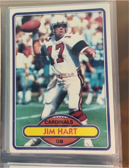 1980 Topps #253 Jim Hart — front