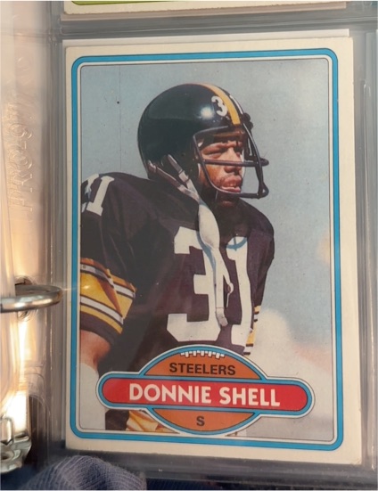 1980 Topps #256 Donnie Shell — front