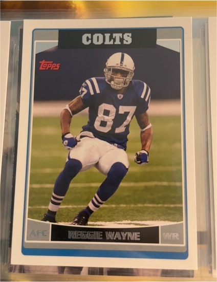 2006 Topps #40 Reggie Wayne — front