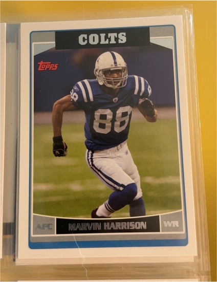 2006 Topps #266 Marvin Harrison — front