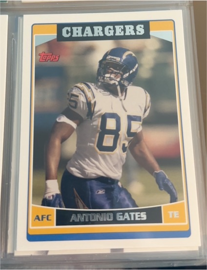 2006 Topps #204 Antonio Gates — front