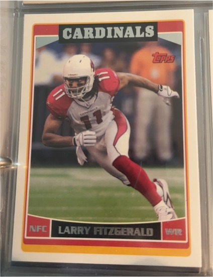 2006 Topps #258 Larry Fitzgerald — front