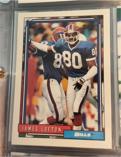 1992 Topps #633 James Lofton — front