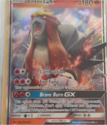 2017 Pokémon TCG Shining Legends #10 Entei GX — front