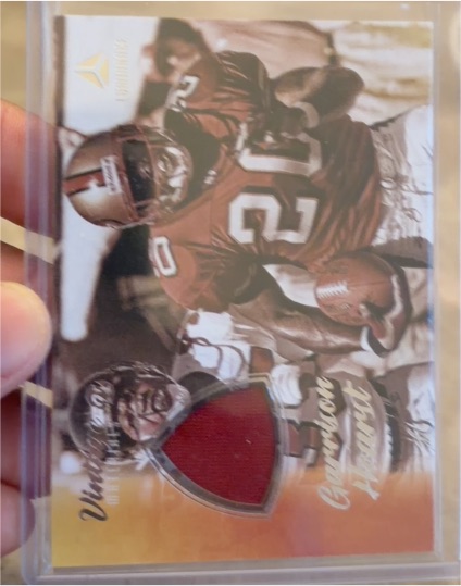 1996 Upper Deck Garrison Hearst Game Jersey — front
