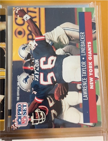 1991 Pro Set #602 Lawrence Taylor — front