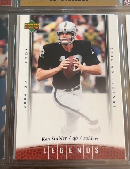 2006 Upper Deck Legends #22 Ken Stabler — front