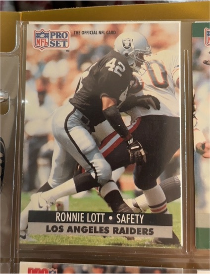 1991 Pro Set #546 Ronnie Lott — front