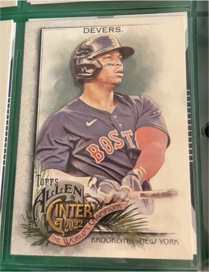 2022 Topps Allen & Ginter #46 Rafael Devers — front