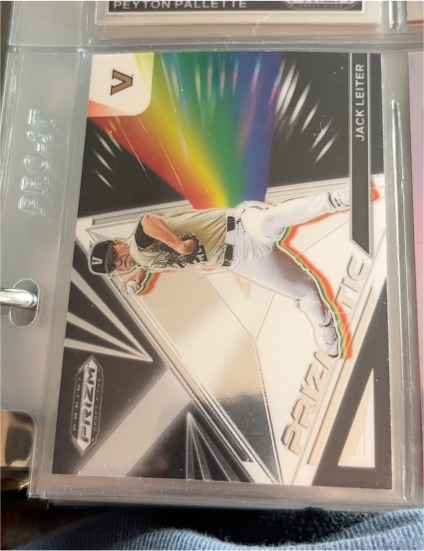 2022 Panini Prizm Draft Picks #PZ-JL Jack Leiter — front