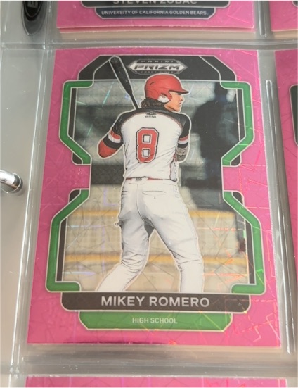 2022 Panini Prizm Draft Picks #PDP24 Mikey Romero High School — front