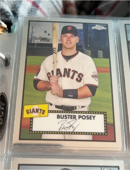 2021 Topps Chrome Platinum Anniversary #210 Buster Posey — front
