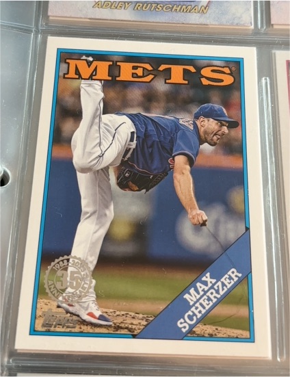 2023 Topps #T88-2 Max Scherzer 1988 Topps Baseball 35th Anniversary — front