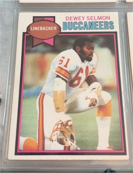 1979 Topps Football #303 Dewey Selmon — front