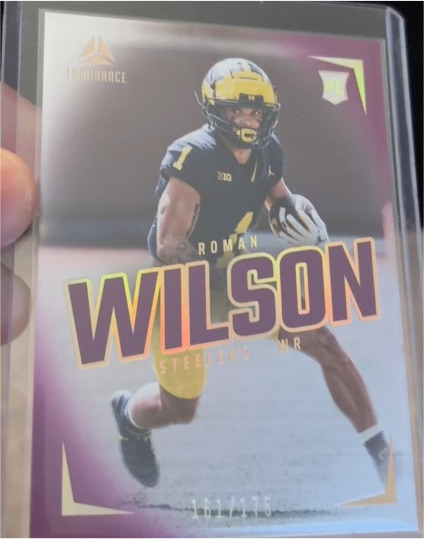 2024 Panini Luminance #115 Roman Wilson — front