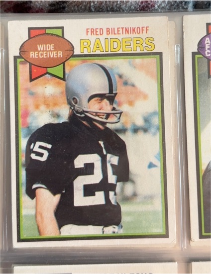1979 Topps #305 Fred Biletnikoff — front