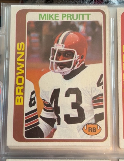 1978 Topps #93 Mike Pruitt — front
