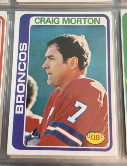 1978 Topps #405 Craig Morton — front