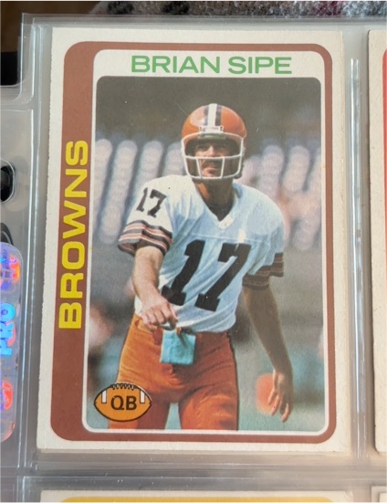 1978 Topps #53 Brian Sipe Cleveland Browns — front