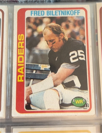 1978 Topps #415 Fred Biletnikoff — front