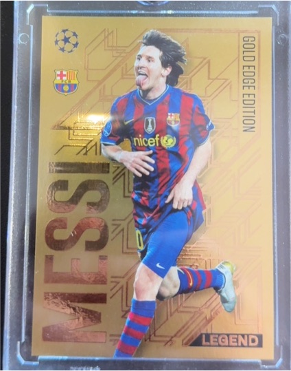 2023 Topps Gold Edge Edition #6 Lionel Messi — front