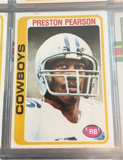 1978 Topps #445 Preston Pearson Dallas Cowboys — front