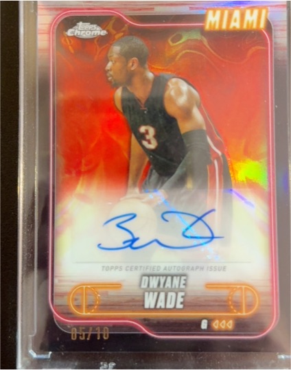 2025 Topps Chrome #13 Dwyane Wade — front