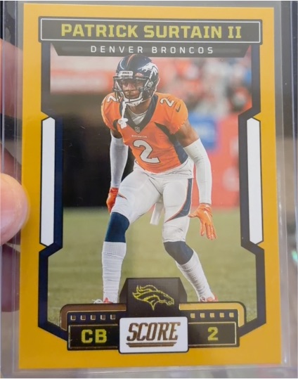 2023 Panini Score #74 Patrick Surtain II Denver Broncos — front