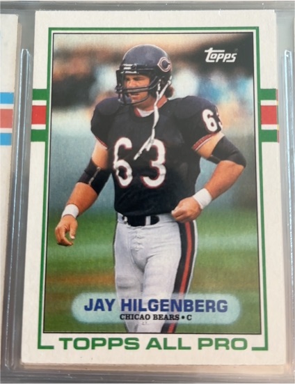 1989 Topps #59 Jay Hilgenberg — front