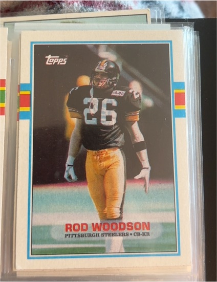 1989 Topps #323 Rod Woodson — front