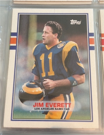 1989 Topps #129 Jim Everett — front