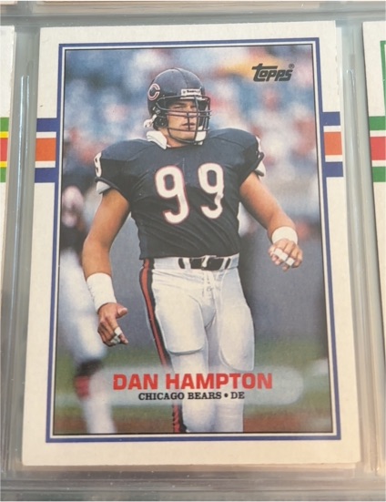 1989 Topps #66 Dan Hampton — front