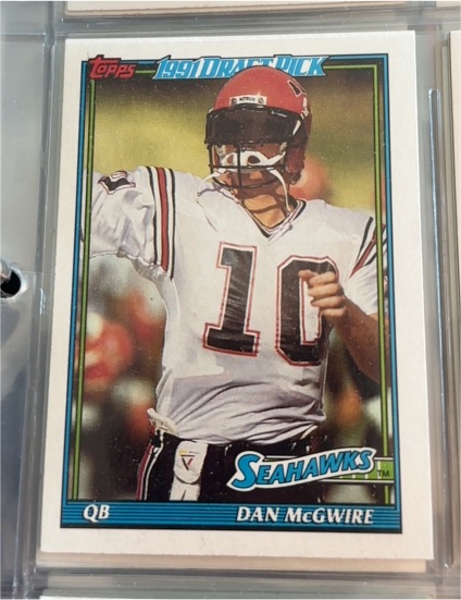 1991 Topps #266 Dan McGwire — front