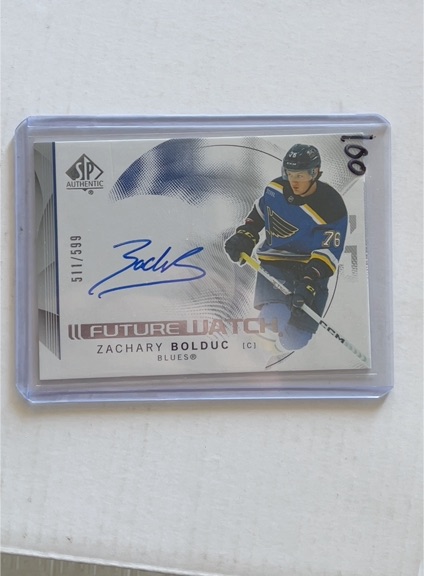 2024-25 SP Authentic Future Watch #511 Zachary Bolduc — front