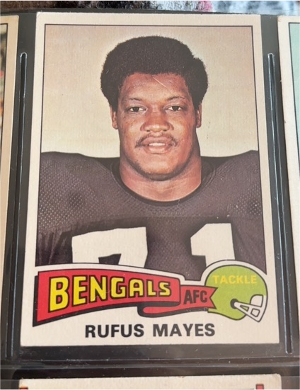 1975 Topps #168 Rufus Mayes — front