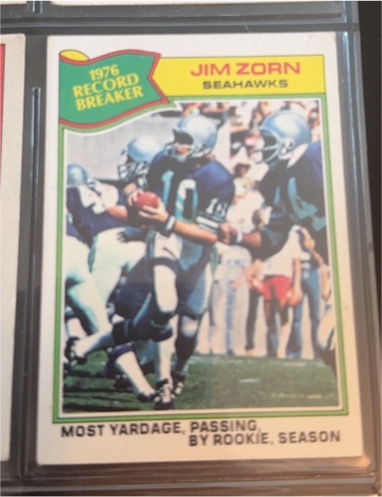 1977 Topps #455 Jim Zorn — front