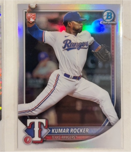 2025 Bowman Chrome #98 Kumar Rocker — front