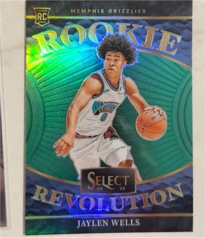 2024-25 Panini Select #2 Jaylen Wells Rookie Revolution — front