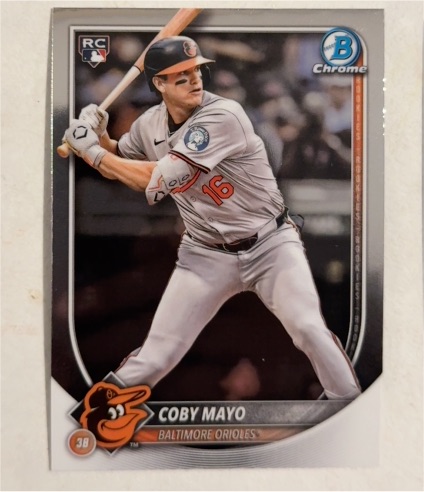 2025 Bowman Chrome #37 Coby Mayo — front